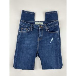 Topshop Jamie Skinny Ripped Jeans